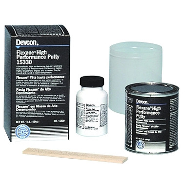 Devcon Flexane High Performance Putty, 1 lb, Black (1 EA / EA)