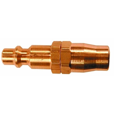 Coilhose Pneumatics Coilflow Industrial Interchange Connector, 1/4 in (NPT) Male, Plated Steel (1 EA / EA)