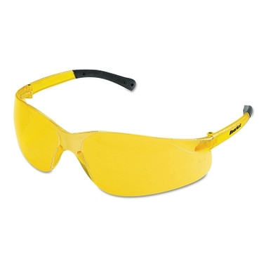 MCR Safety BearKat BK1 Series Safety Glasses, Amber Lens, Duramass Scratch-Resistant, Amber Frame (1 EA / EA)