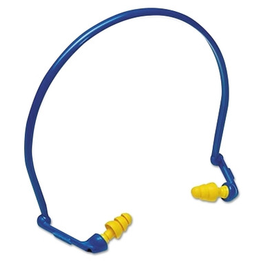 3M Personal Safety Division E-A-Rflex Hearing Protector with Ultrafit Tips, Blue/Yellow, Banded (10 EA / BX)