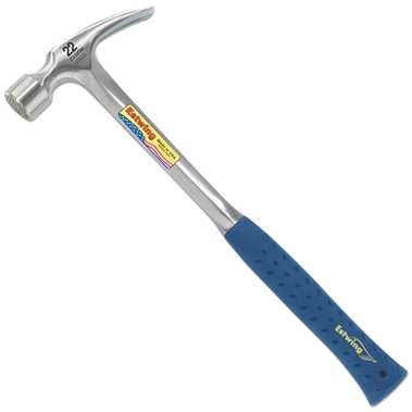 Estwing Framing Hammer, Steel Head, Straight Nylon/Steel Handle, 16 in OAL, 30 oz Head (1 EA / EA)