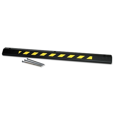 Eagle Mfg 00207 BLACK W/YELLOW STRIPES PARKING STOP (1 EA / EA)