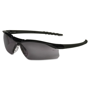 MCR Safety DALLAS Protective Eyewear, Gray Lens, Duramass Scratch-Resistant, Black Frame (12 EA / BX)