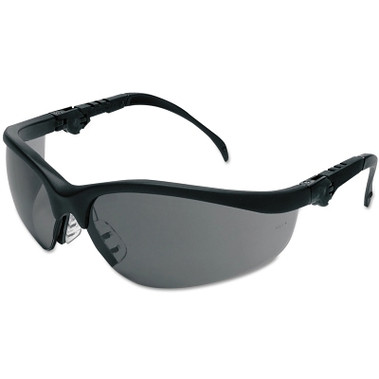 MCR Safety Klondike Plus Protective Eyewear, Gray Lens, Duramass Anti-Fog, Black Frame (144 PR / CA)