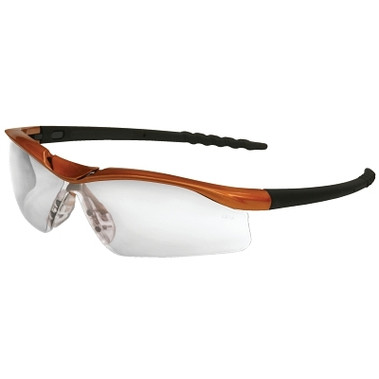 MCR Safety DALLAS Protective Eyewear, Clear Lens, Anti-Fog, Nuclear Orange Frame (1 EA / EA)