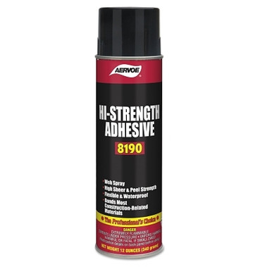Aervoe High Strength Adhesive, 12 oz, Aerosol Can (12 CN / CA)