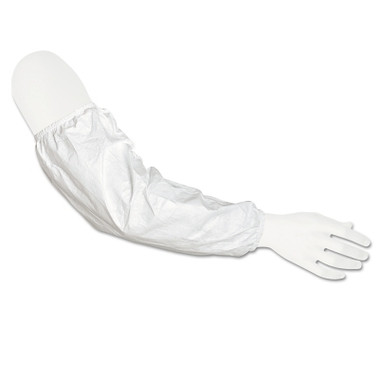 DuPont Tyvek IsoClean Sleeves, Clean Processed/Sterile, 18", Elastic Closure, White (100 EA / CA)