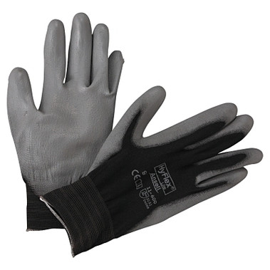 HyFlex 11-600 Palm-Coated Gloves, Size 9, Black (12 PR / DZ)