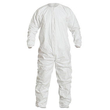 DuPont Tyvek IsoClean Coveralls with Zipper, White, 2X-Large (25 EA / CA)