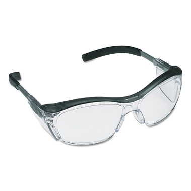 3M Personal Safety Division Nuvo Safety Eyewear, Clear Lens, Anti-Fog, HC, Translucent Gray Frame, Nylon (20 EA / CA)