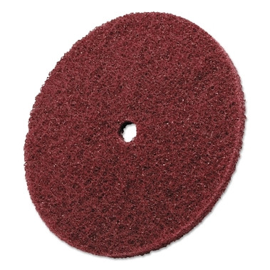 Scotch-Brite High Strength Disc, 8 in x 1/2 in, Very Fine, Aluminum Oxide, 3000 rpm, Maroon (1 EA / EA)