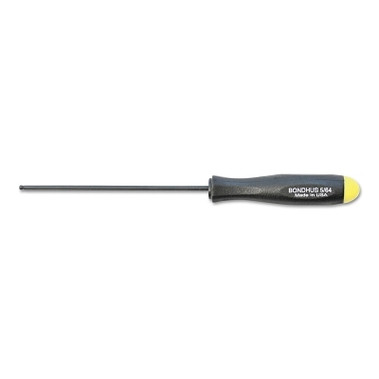 Bondhus Balldriver Hex Screwdrivers, 5/64 in, 4.7 in Long (2 EA / PK)