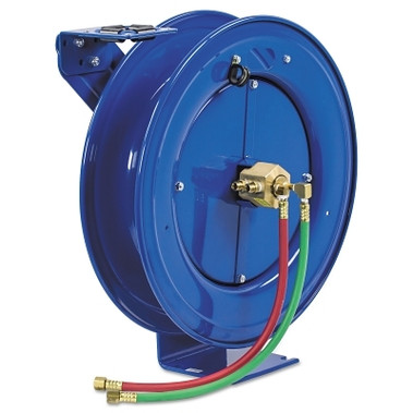 Coxreels Spring Driven Welding Hose Reels, Oxygen-Acetylene Dual Hose, No Hose (1 EA / EA)