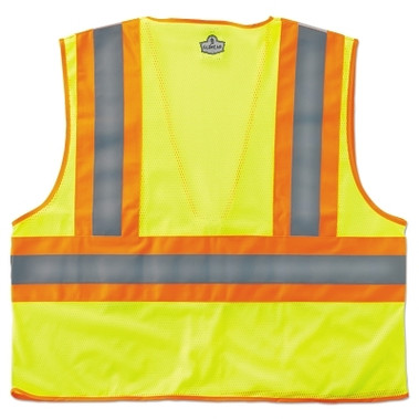 Ergodyne GloWear 8230Z Class 2 Two-Tone Vests, 2XL/3XL, Lime (1 EA / EA)