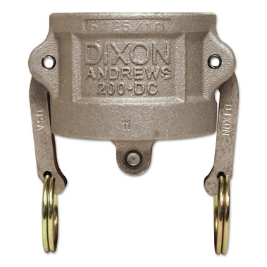 Dixon Valve Andrews Type DC Cam and Groove Dust Caps, 3 in, Aluminum (10 EA / BX)