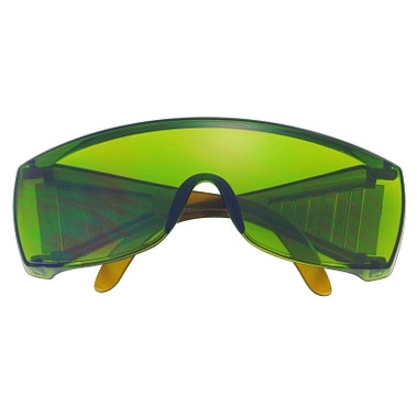 MCR Safety Yukon 98120 Protective Eyewear, Green Polycarbon Filter 2.0 Lenses, Green Frame (12 EA / BX)