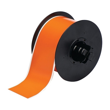 Brady BBP31 Indoor/Outdoor Vinyl Tapes, 100 ft x 2-1/4 in, Orange (1 RL / RL)