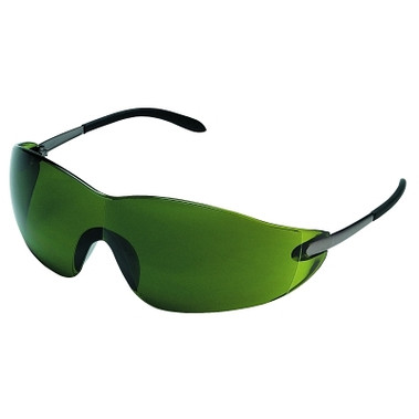 MCR Safety Blackjack Elite Protective Eyewear, Green 3.0 Lens, Duramass Scratch-Resistant (1 EA / EA)