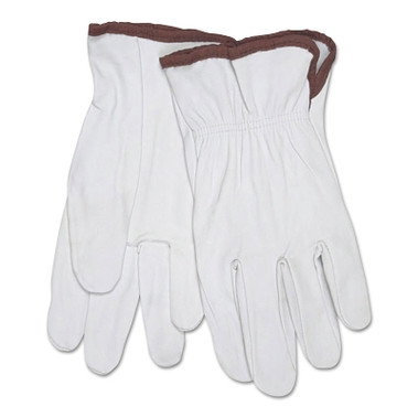 MCR Safety Premium-Grade Leather Driving Gloves, Goatskin, Small, Unlined (12 PR / DOZ)