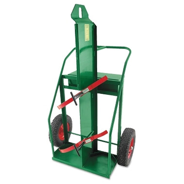 Anthony Heavy-Duty Reinforced Frame Dual-Cylinder Cart with Firewall, 65 in H x 37 in W, 16 in Solid Wheels (1 EA / EA)