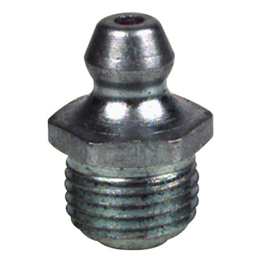 Alemite Hydraulic Fitting, Straight, 11/16 in, Male/Male, 1/8 in (1 EA / EA)