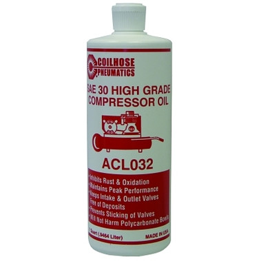 Coilhose Pneumatics Air Compressor Oils, 32 oz, Bottle (12 BTL / CS)
