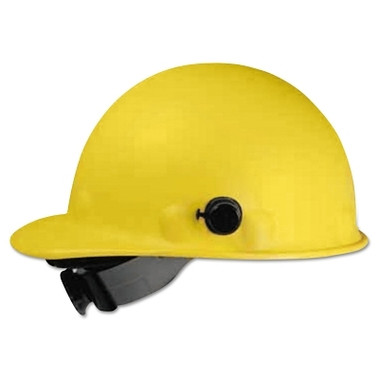 Honeywell Fibre-Metal P2 Series Roughneck Hard Cap, SuperEight Ratchet w/Quick-Lok, Yellow (1 EA / EA)