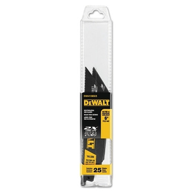 DeWalt 2X Premium Metal Cutting Blades, 6 in x 1 in, 14/18 TPI (25 EA / PK)