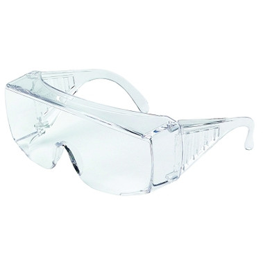 MCR Safety Yukon Uncoated Protective Eyewear, Clear Polycarb Lens/Frame,140mm Temple (12 EA / BOX)