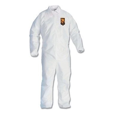 Kimberly-Clark Professional KleenGuard A20 Breathable Particle Protection Coverall, White, 4X-Large, ZF, EBWA (20 EA / CA)