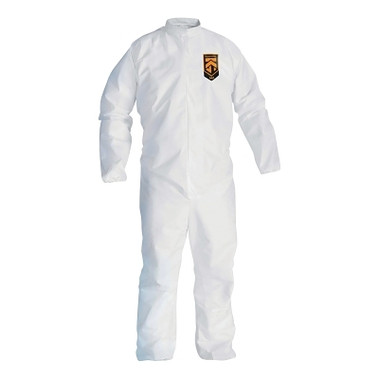Kimberly-Clark Professional KLEENGUARD A30 Breathable Splash & Particle Protection Coveralls, L, Zip (25 EA / CA)