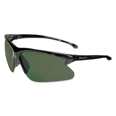 KleenGuard V60 30-06 Rx Readers Prescription Safety Glasses, IRUV Shade 5.0 Polycarbonate Lens, Hardcoated, Black, Nylon, +1.5 (1 EA / EA)