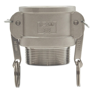 Dixon Valve Global Type B Couplers, 1 1/2 in (NPT), 316 Stainless Steel (1 EA / EA)