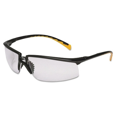 3M Personal Safety Division Privo Safety Eyewear, Indoor/Outdoor Mirror Lens, Polycarbonate, Black Frame (20 EA / CA)
