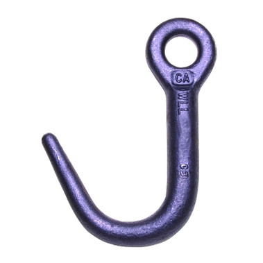 Campbell Cam-Alloy "J" Hook, 2,250 lb Load Limit, Alloy Steel (1 EA / EA)