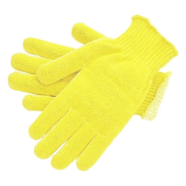 MCR Safety Gauge DuPont Kevlar Cut Protection Gloves, Medium, Blue/Yellow (12 PR / DZ)