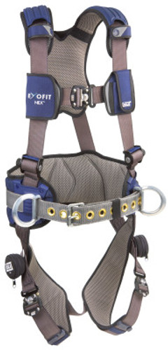 DBI-SALA ExoFit NEX Construction Harness, Back & Side D-Rings, Quick-Connect, Large (1 EA / EA)