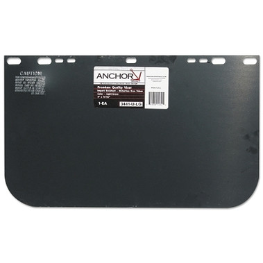 Anchor Brand Visor, Light Green, Unbound, 9 in x 15-1/2 in, For Jackson Safety Head Gear/Cap Adaptors (1 EA / EA)