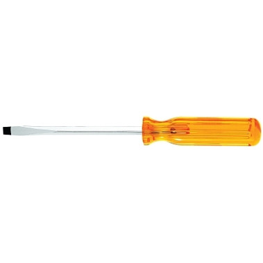 Klein Tools Vaco Bull Driver Slotted Keystone Tip Screwdriver, 5/16 in, 11 3/16 in Overall L (1 EA / EA)