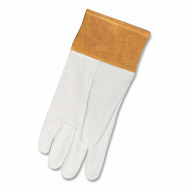 Anchor Brand MIG/TIG Welding Glove, Firm Leather Cuff, Soft Grain Pigskin, Medium, Tan, Left Hand Only (12 EA / PK)