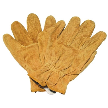 Anchor Brand Split Cowhide Leather Driver Gloves, Large, Unlined, Russet (1 PR / PR)