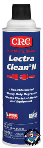 CRC Lectra Clean II Non-Chlorinated Heavy Duty Degreasers, 20 oz Aerosol Can (12 CAN/EA) CRC Lectra Clean II Non-Chlorinated Heavy Duty Degreasers, 20 oz Aerosol Can (12 CAN/EA)