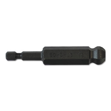 Bondhus Balldriver Power Bit, 1/2 in, 1/4 in Drive, 3 in (1 EA / EA)