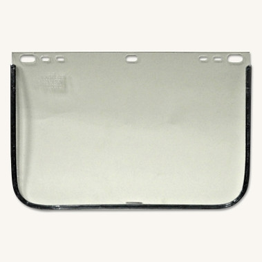 Anchor Brand Visor, Clear, Aluminum Bound, 8 in x 12 in, For Jackson Safety Head Gear/Cap Adaptors (1 EA / EA)