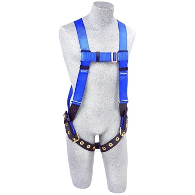 Protecta First Full Body Harnesses, Back D-Ring, Tongue Buckle Legs, Universal (1 EA / EA)