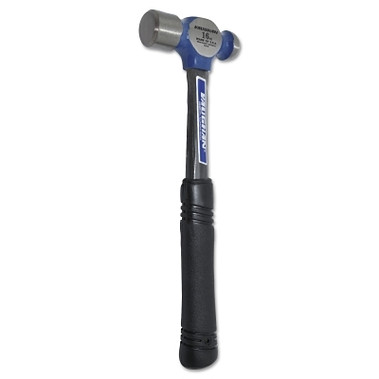 Vaughan Ball Pein Hammer, Straight Fiberglass Handle, 13 in, Forged Steel 16 oz Head (1 EA / EA)