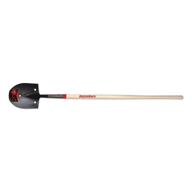 RAZOR-BACK Rice Shovel, 11 in L x 9.25 in W Blade, 48 in North American Hardwood Straight Handle (1 EA / EA)