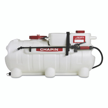 Chapin Mixes on Exit Sprayer, ATV Spot Sprayer, 12 V, 25 gal Water Tank, 2 Concentrate Tank, 20 in Extension, 180 in Hose (1 EA / EA)