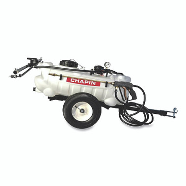 Chapin EZ Tow Sprayer, 12 V, 15 gal, 18 in Extension, 15 ft Hose, Trailer with Pneumatic Tires (1 EA / EA)