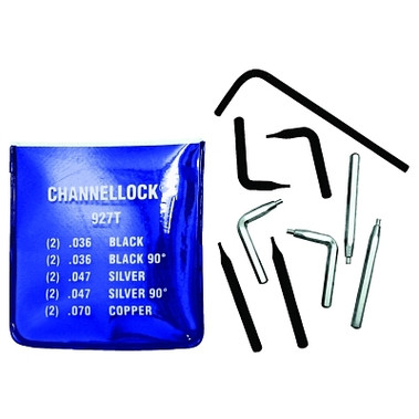 Channellock Snap Ring Pliers Tip Kits, Internal and External, Steel (1 KT / KT)